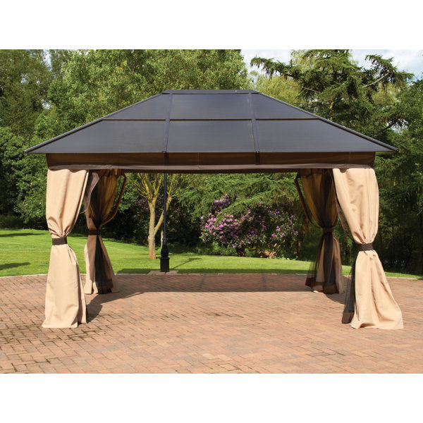 Garten Living 3 m x 4 m Gartenpavillon Carreiro & Bewertungen | Wayfair.de